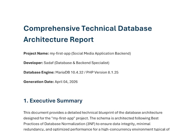 design , fix and optimize sql and postgresql database